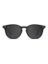  Stylish black sunglasses with a modern, rounded frame design. Suitable for various face shapes and occasions.