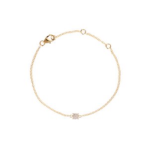 “Simply Diamonds” bracelet gold and 0.04 ct diamonds
