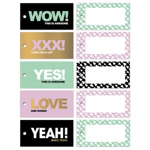 Summer Vibes cadeaulabels - 100 stuks