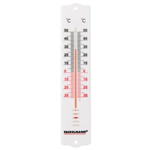Kunststof binnen- en buitenthermometer Fackelmann Tecno