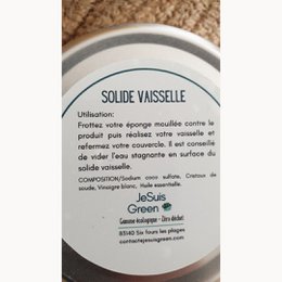 Solid opvaskemaskine / genopfyldelig opvaskemiddel Citron 100g