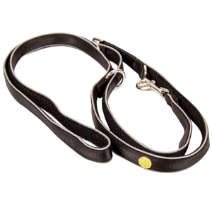 Hondenriem zwart, M