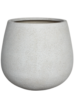 Plantenbak Polystone Coated Plain Skarf Grijs