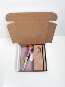 Giftbox maat S - Bloembuisje Oudroze