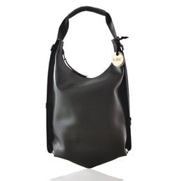 Versatile backpack in various vegetarian leather colors, featuring a grainy or lightweight texture.