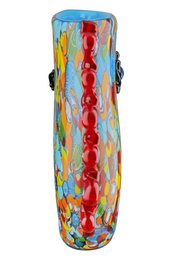 Glasart design vase "Frozen"