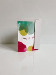 Vouwkaart "Happy Birthday"