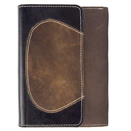 Sunsa damesportemonnee. Leren portemonnee. Portemonnee met RFID-bescherming. Portemonnee gemaakt van overgebleven leer. middelgrote portemonnee voor dames met veel creditcardvakjes - portemonnee voor dames, cadeau-idee