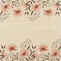 Lunch-Servietten aus Recycling-Tissue "Delicate Flowers"