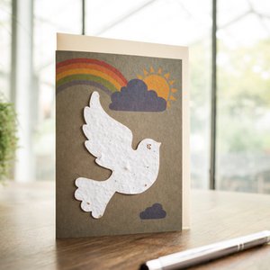 Grußkarte - Friedenstaube