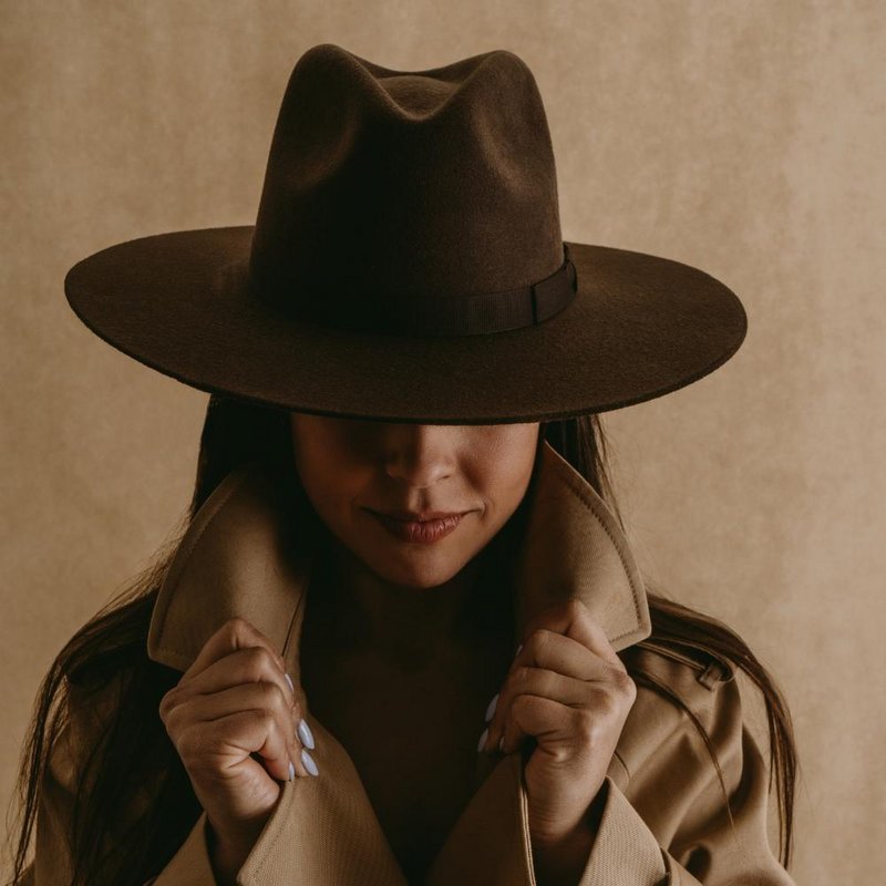 Tlaquepaque · Brown fedora felt hat