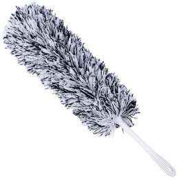  Duster Antistatic 55 cm, a long-handled cleaning tool with a wide, fluffy gray head for efficiently dusting and cleaning surfaces.