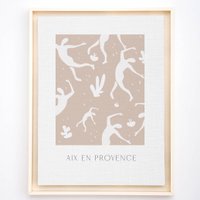 Schweberahmen 60x40 natur (Tanz)