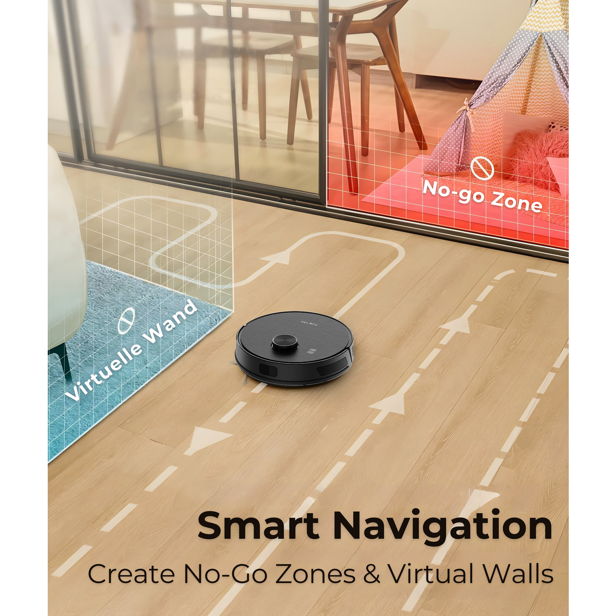 MYBOT X9 PRO - Robot Vacuum Cleaner - With Self Emptying Station