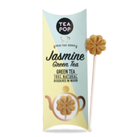 Jasmine Green TEA am Stiel! / 100% natürlich / 20 Sticks Tablett / Löst sich in Wasser auf