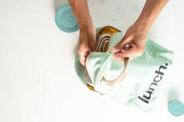 Fluf - Zipper Lunch- MINT