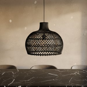 Maze hanging lamp black small