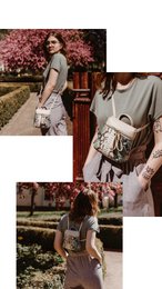 Bolso bandolera / mochila de piel ''JERSEY''
