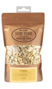 ZAK 10 GR DROGE BLOEMEN DECO KAMILLE