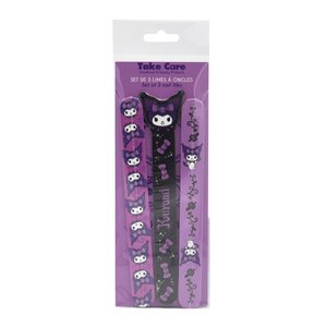 Set of 3 Kuromi nail files