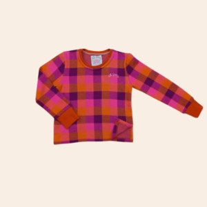 Girls sweater checkered | Cyrene