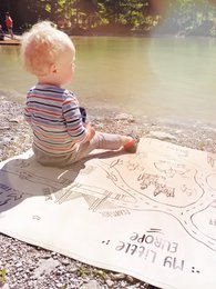 Speelmatte "mijn kleine Europa"