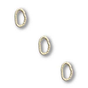 100% silk hair elastic - bundle of 3 pieces - mulberry silk - YOSMO