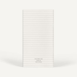Zero-Waste Notebook RULED — Salt Color