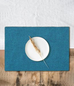 Table Placemats – Jute & Polyester Blend, Heat-Resistant – 12x18" (Set of 4)