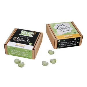 candies; Display apple/New Year's Eve 2 assorted, height 4 cm