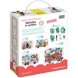 Scoprilo Puzzle Veicoli in Action 3+