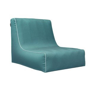 St. Maxime outdoor turquoise opblaasbare bank 70 x 90 x 70 cm