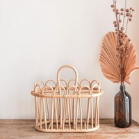 Newspaper Basket | Magazine Basket KUNO made of Rattan