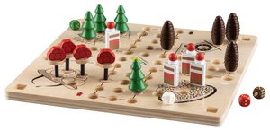 Wooden board game | Have fun in the Black Forest | Family board game Ludo Game | 34x34cm