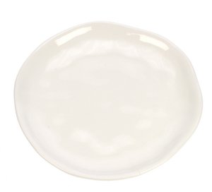Plate white porcelain