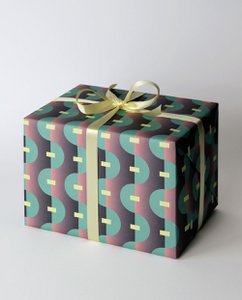 Funky Waves wrapping paper
