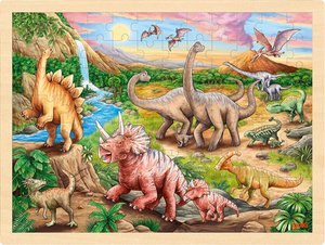 Puzzle - Dinosaur path