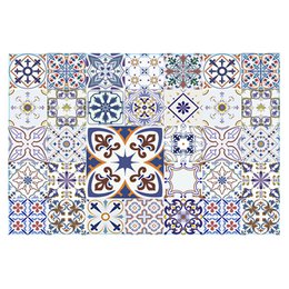 SET 6 POSAVASOS DE VINILO 10X10CM 10X10CM, GOMA EVA+PP 2MM LL63751