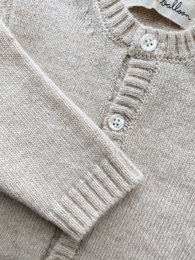 Strik Cardigan - Karamel
