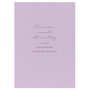 Postkarte -  Der schönste Fehler des Lebens