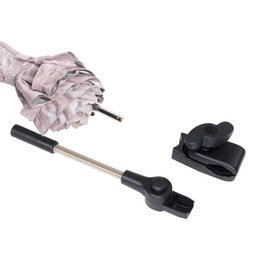 Bellasol - Pink med blade - Parasol barnevogn/buggy universal - Speciel UV-bestandig belægning - 1 års garanti