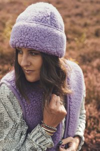 Wool Hat - Lilac - adults