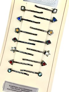 Pak 14 mini -geometrisch assortiment en glazen SW