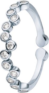 Zilveren ring met zirkonia