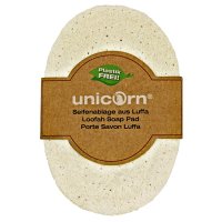 unicorn® soap dish made of loofah
