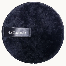 Vegan and reusable pineapple-shaped makeup remover sponge available in black (Noire) and white (Blanche) colors, made of soft, plush material.