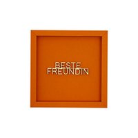 BFF - frame card wood lettering magnet