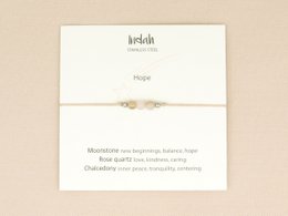 Armband rock, Hope, zilver en goud