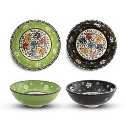 Set di ciotole decorative in ceramica da 2/4- 12 cm fatte a mano