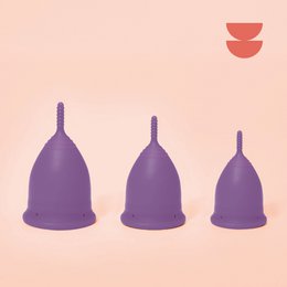 divine Menstruationstasse I Soft l Royal Purple l Größe S